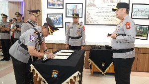 Kapolda Kepri Pimpin Sertijab Delapan Pejabat Utama, Perkuat Organisasi dan Pelayanan Presisi