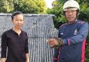 Ular Piton Masuk Tandon Air, Warga Tanjung Uban Selatan Minta Bantuan Damkar