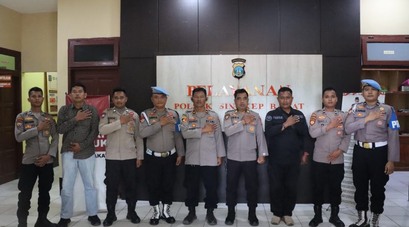 Pastikan Kesiapan Jajaran, Wakapolres Lingga Cek Langsung Mako Polsek Singkep Barat