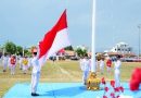 Tiga Paskibraka Sukses Kibarkan Merah Putih di Dabo Singkep