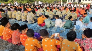 SDN 003 Lingga Ikuti Sholat Taubat dan Istighosah, Ikhtiar Hadapi Kekeringan dan Karhutla