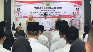 11 Ketua RW di Tanjungpinang Kota Dikukuhkan, Lis Tekankan Akurasi Data Warga