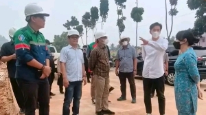 Li Claudia Dorong Penghijauan Tebing di Batam, Cegah Erosi dan Longsor