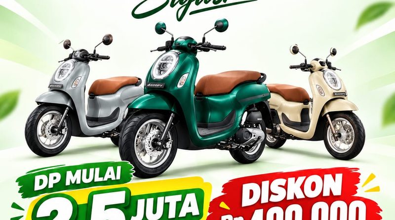 Oktober Fest Honda Scoopy Stylish, DP Mulai Rp2,5 Juta Bonus Beragam Keuntungan