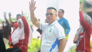 Bupati Anambas Aneng Ikuti Senam Bersama Peringati Hari Osteoporosis Sedunia 2026