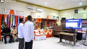 KPU Bintan Kukuhkan Dua Pejabat Subbagian, Perkuat Kinerja Sekretariat